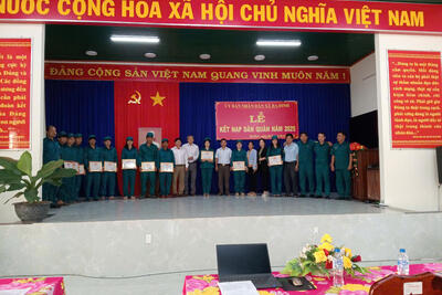LỄ KẾT NẠP DÂN QUÂN NĂM 2025