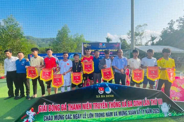 GIẢI BÓNG ĐÁ THANH NIÊN XÃ BA DINH LẦN THỨ VII